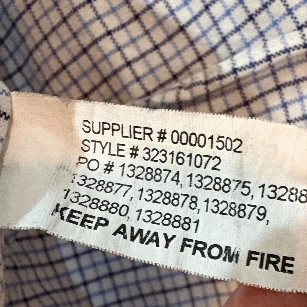 Ralph Lauren Boys Blue‎ White Tattersall Check Button Down Shirt M 10-12